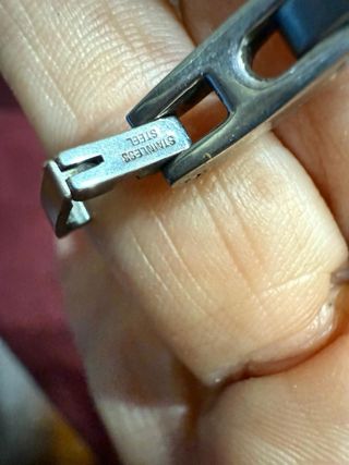 Bracciale Uomo Acciaio e Strass Neri