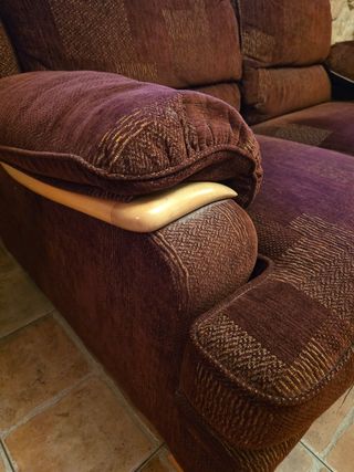 Sofá de 2 plazas en tela