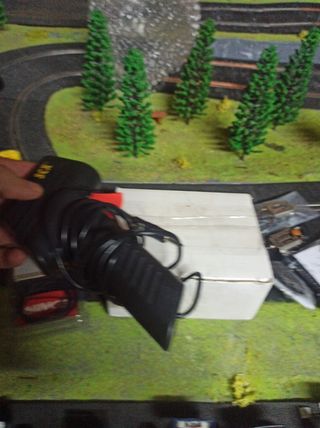 Scalextric: 5 coches y accesorios