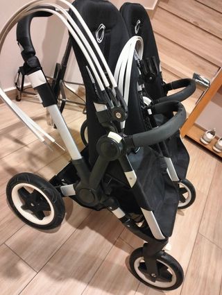 Carrito Gemelar Bugaboo Negro