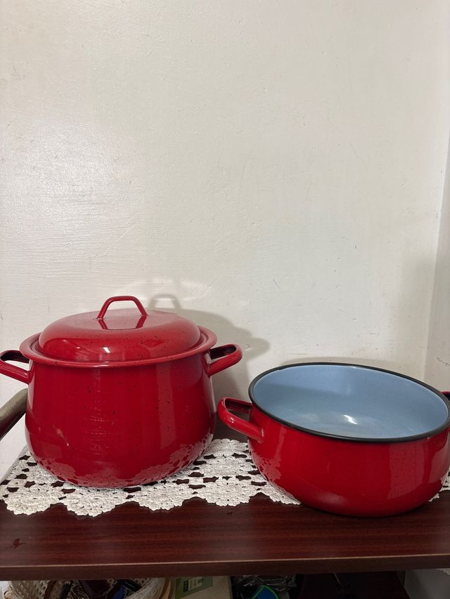 Juego de Ollas Rojas