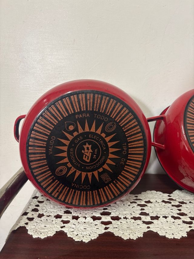 Juego de Ollas Rojas