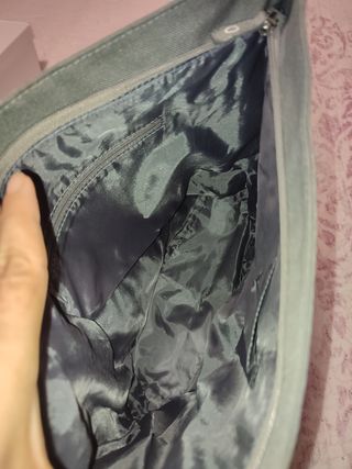 Bolsa bandolera Oriflame gris