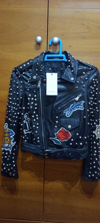 Chaqueta Biker Zara Tachuelas