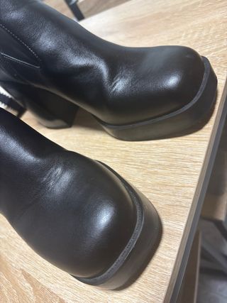 Botas negras de plataforma