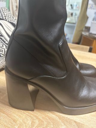 Botas negras de plataforma