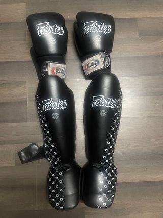 Protecciones Piernas y Guantes Fairtex 16oz