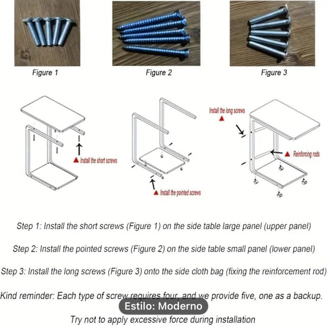 Tavolino moderno con portariviste