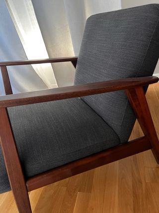 Butaca Ekenaset Ikea Madera y Tela