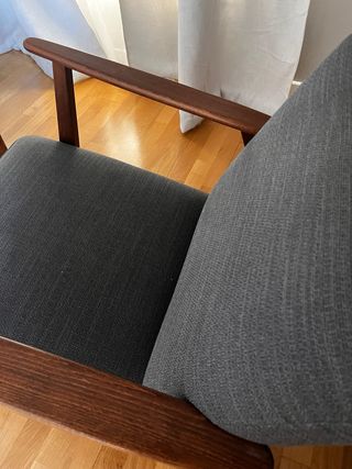 Butaca Ekenaset Ikea Madera y Tela