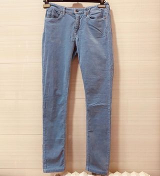 Pantalón de pana Gant azul mujer