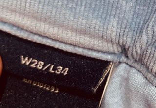 Pantalón de pana Gant azul mujer