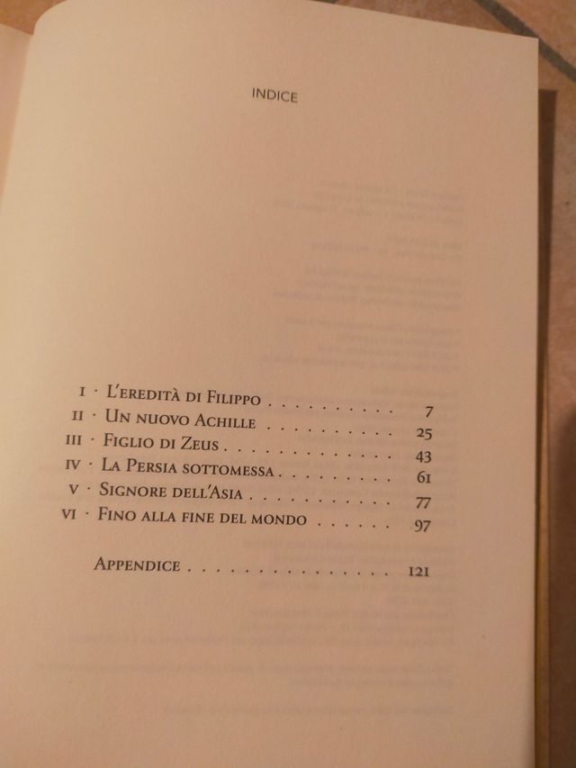 Alessandro il Conquistatore Collana Grecia e Roma