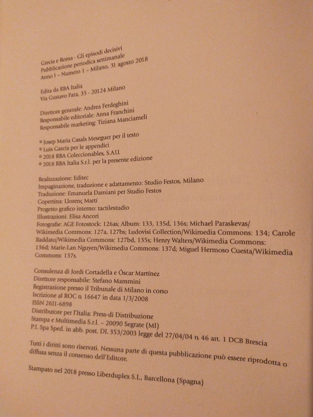 Alessandro il Conquistatore Collana Grecia e Roma