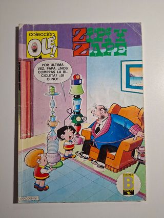 Pack 5 tebeos Zipi y Zape + 1 Mortadelo y Filemón