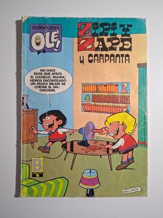 Pack 5 tebeos Zipi y Zape + 1 Mortadelo y Filemón