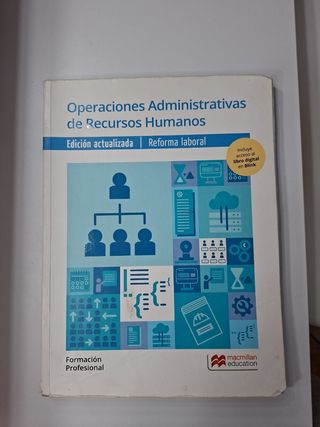 Libro de texto en formato físico de Operaciones...