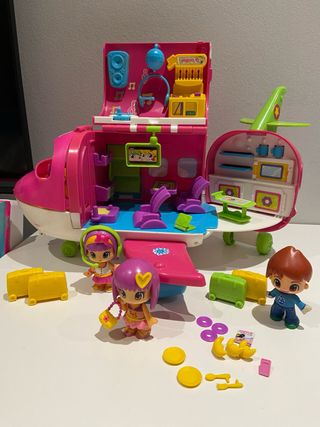 Pinypon Avión con 3 Figuras