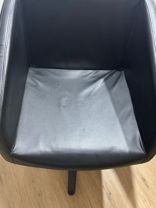 Sillón de peluquería negro