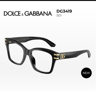 Gafas Dolce & Gabbana DG3419 Negras y Doradas