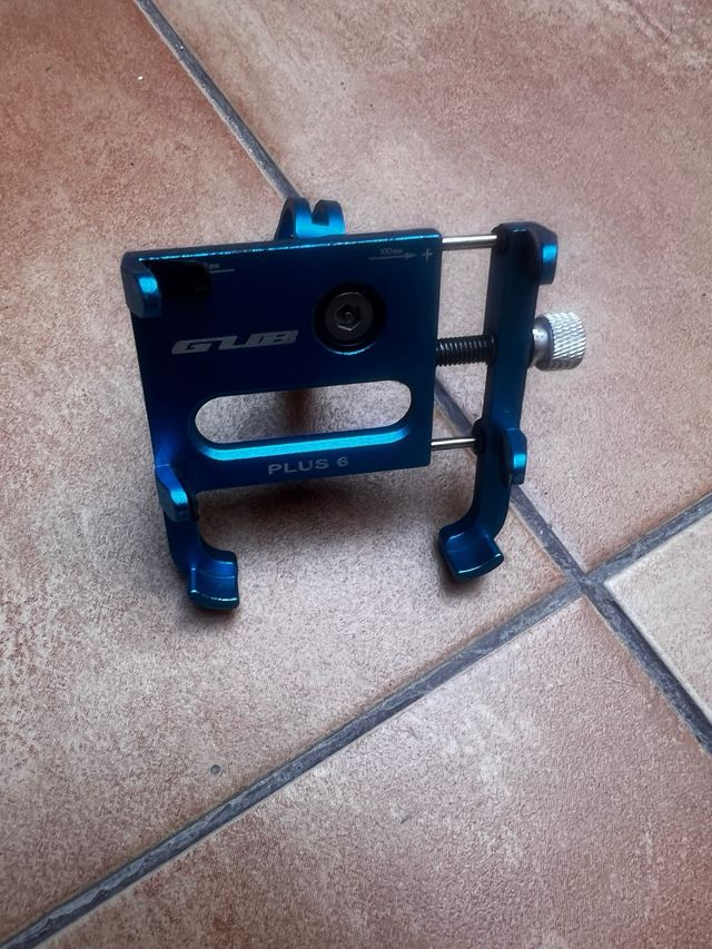 Soporte Manillar Moto Azul 6Nm