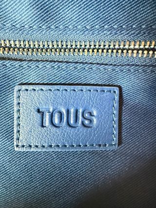 Bolso TOUS Capazo Grande de Piel Azul Marino (mode