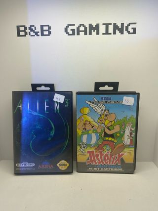 Pack Sega Mega Drive Alien 3 y Asterix