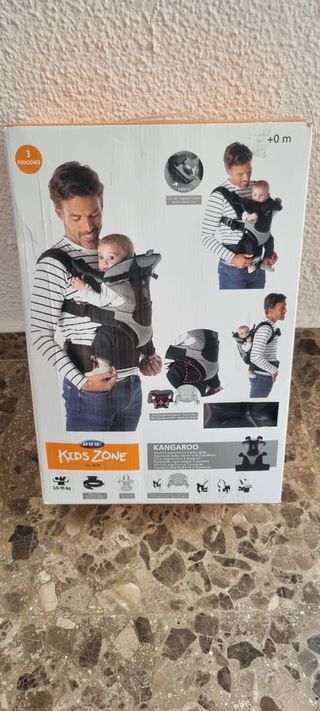 Mochila ergonomica Portabebés Jane Kangaroo 3 Posi
