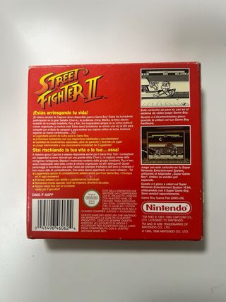 CAJA Street Fighter II Game Boy Nintendo