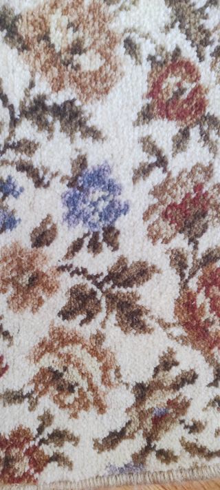 Alfombra de salón floral