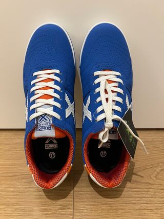 Zapatillas Munich Fútbol Sala Talla 37 Azul