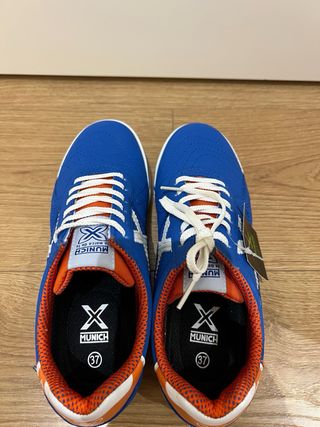 Zapatillas Munich Fútbol Sala Talla 37 Azul