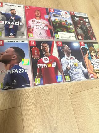 Juegos Nintendo Switch: FIFA, Minecraft, WWE