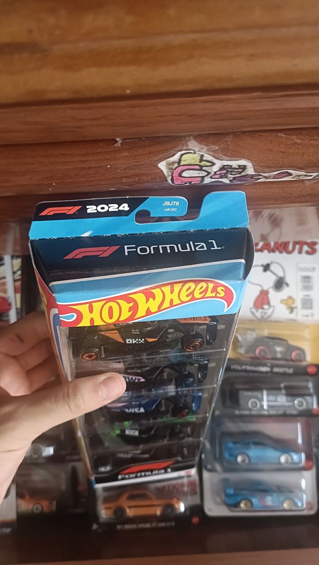 Pack 5 Hot Wheels Formula 1 2024