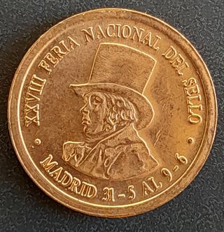 Medalla XXVIII Feria Nacional del Sello FNMT