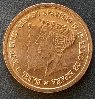 Medalla XXVIII Feria Nacional del Sello FNMT