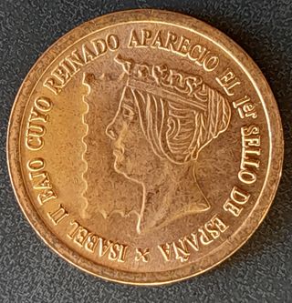 Medalla XXVIII Feria Nacional del Sello FNMT