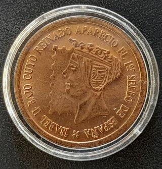 Medalla XXVIII Feria Nacional del Sello FNMT