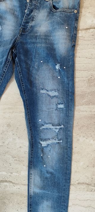 Pantalones Vaqueros Valere Desgastados