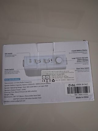 Altavoz TV Inalámbrico ANSTEN B007