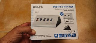 Hub Logilink 5 Portas USB 3.0 Novo Selado