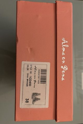 Sandalias Alma en Pena doradas/bronze