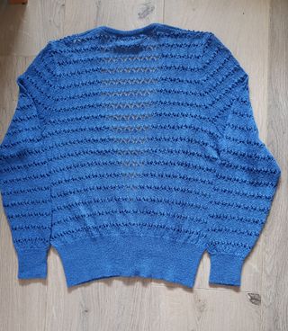 Chaqueta Escorpion Azul Perle Vintage Talla L