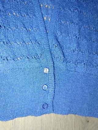 Chaqueta Escorpion Azul Perle Vintage Talla L