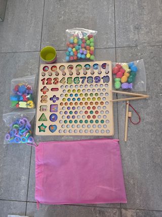 Juego de madera educativo