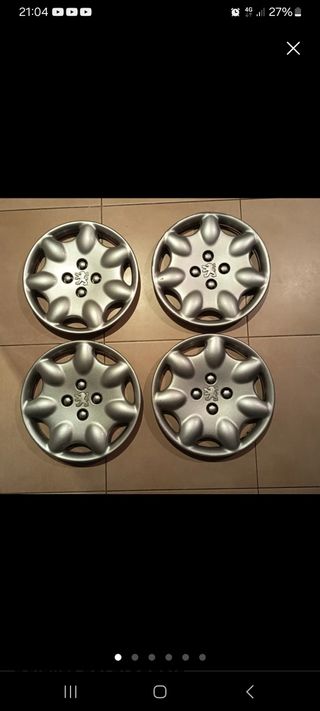 Tapa cubos peugeot 106 , 4 tapacubos 