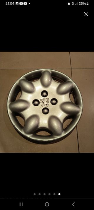 Tapa cubos peugeot 106 , 4 tapacubos 