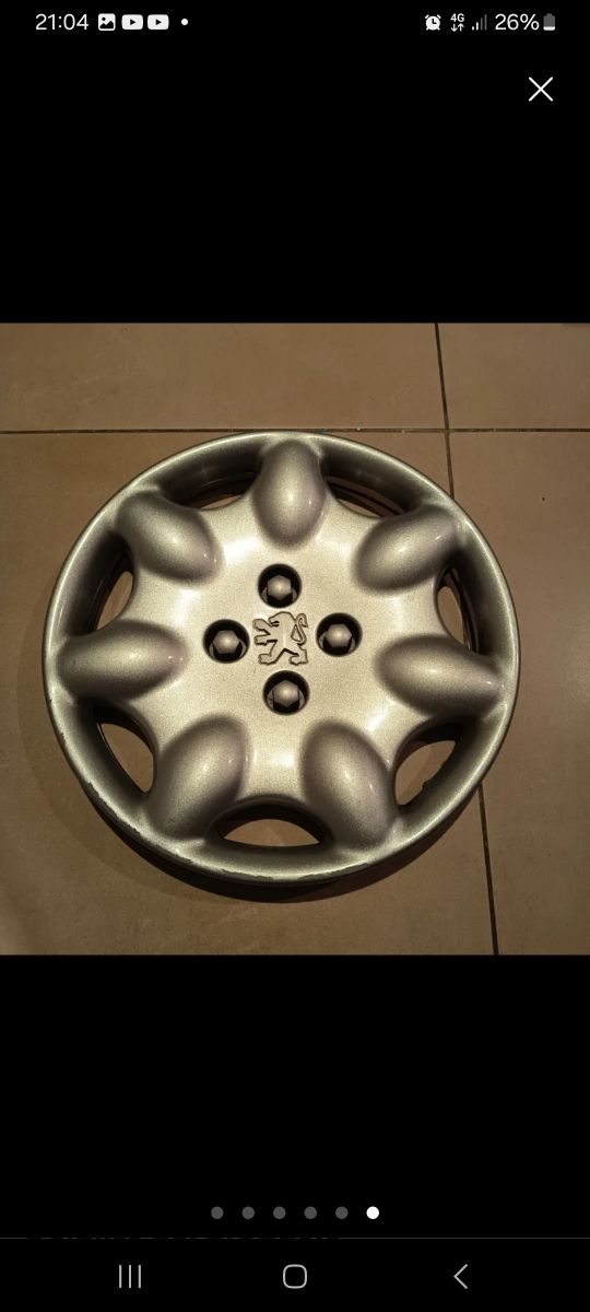 Tapa cubos peugeot 106 , 4 tapacubos