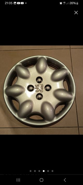 Tapa cubos peugeot 106 , 4 tapacubos 
