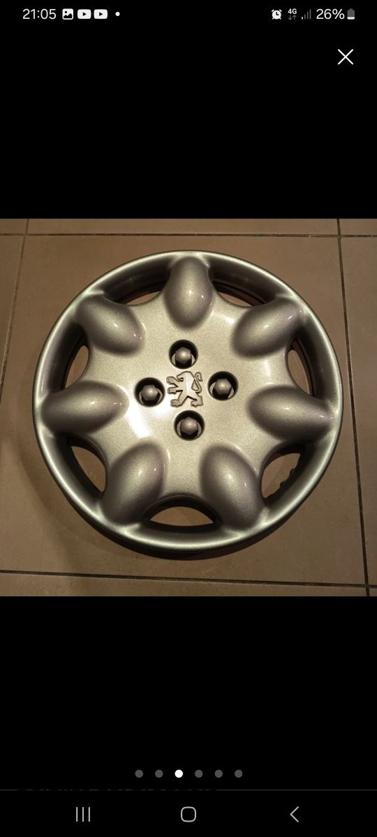 Tapa cubos peugeot 106 , 4 tapacubos